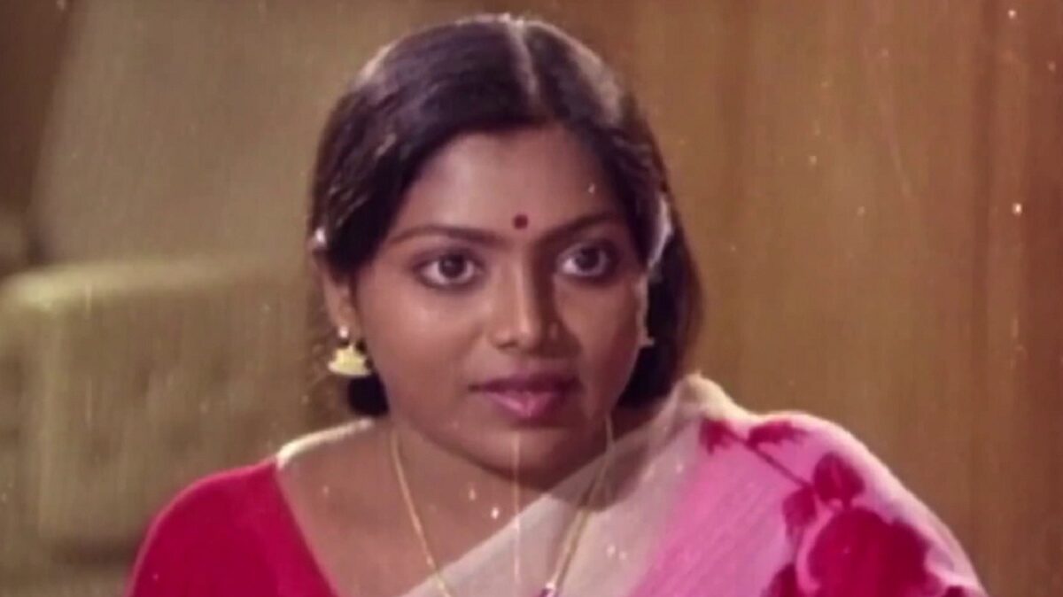 Actress Saritha as dubbing artist